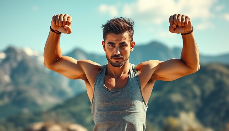Energetic outdoor travel bodyweight workout scene.