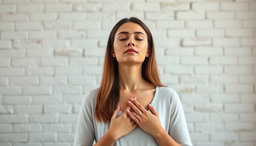 Woman practicing inner calm through mindfulness with eyes closed.