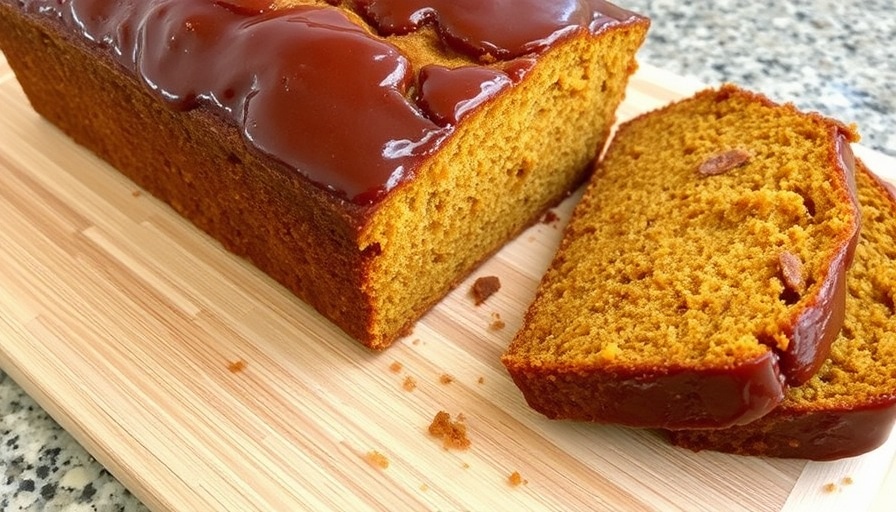 Maple Glazed Pumpkin Bread (With Almond Flour)