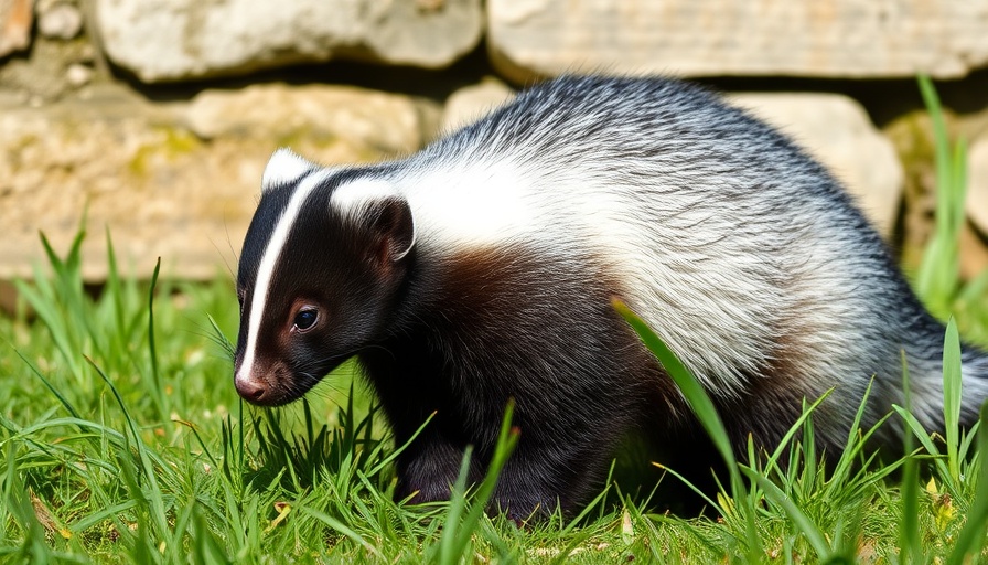Skunk in yard: How to keep skunks out of your yard naturally.