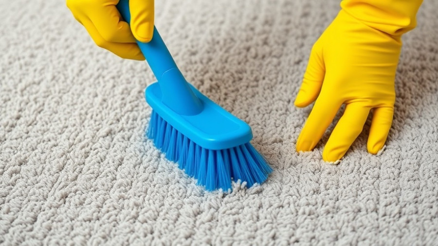 Using baking soda and peroxide to clean carpet naturally