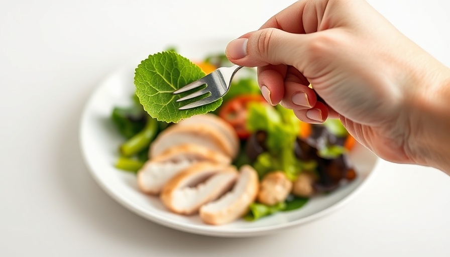 Lose weight by eating more with healthy salad.