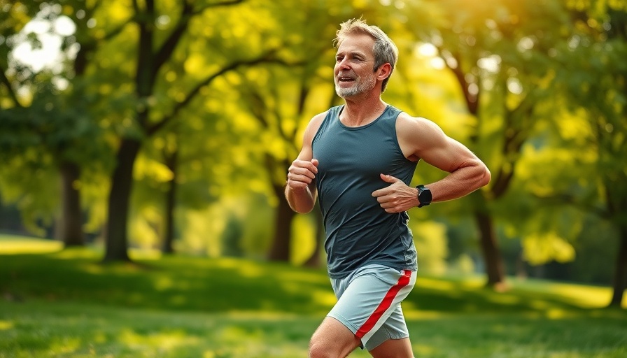 Energized person jogging in a sunny park, highlighting detoxifying power of sweating.