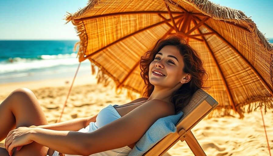 Relaxing on the beach conveys the value of doing nothing.