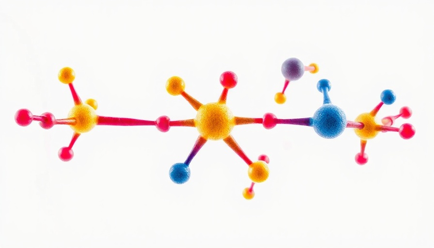 Abstract butyrate molecules illustration highlighting health benefits.