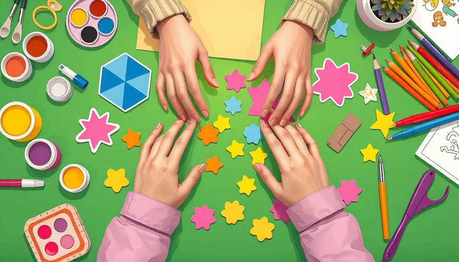 Overcome loneliness through creativity with vibrant crafting scene.