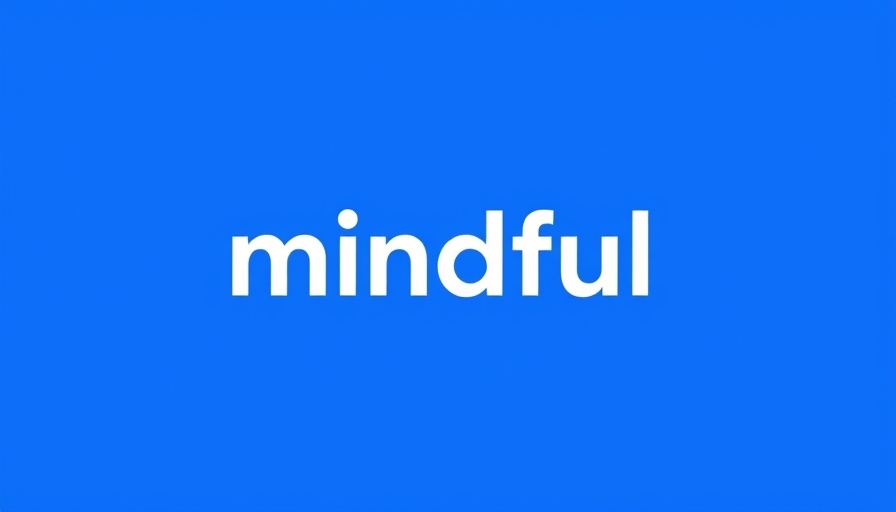 Mindful logo in white on blue background for Reclaim Your Mind Giveaway.