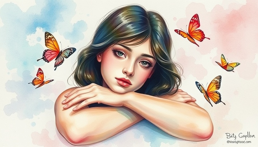 Artistic watercolor of a woman reflecting on healing from loneliness.