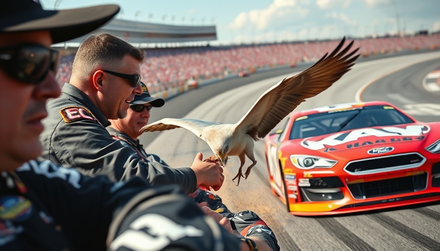 Josh Berry bird incident at NASCAR, dynamic racing scene