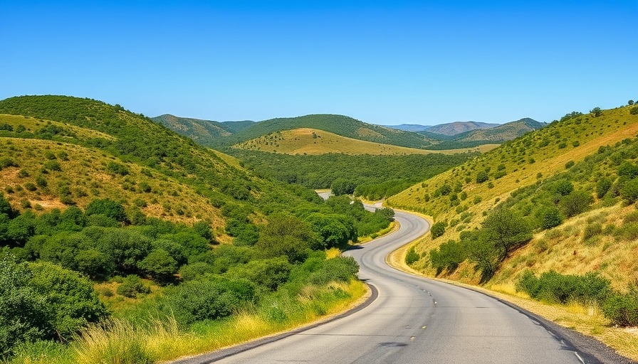 Texas Hill Country driving adventure on a scenic road