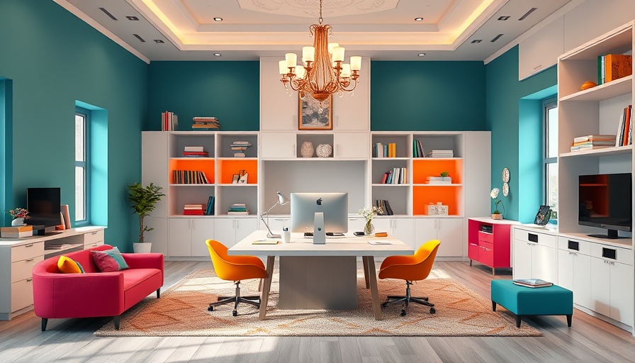 Modern home office design showcasing productivity through style.