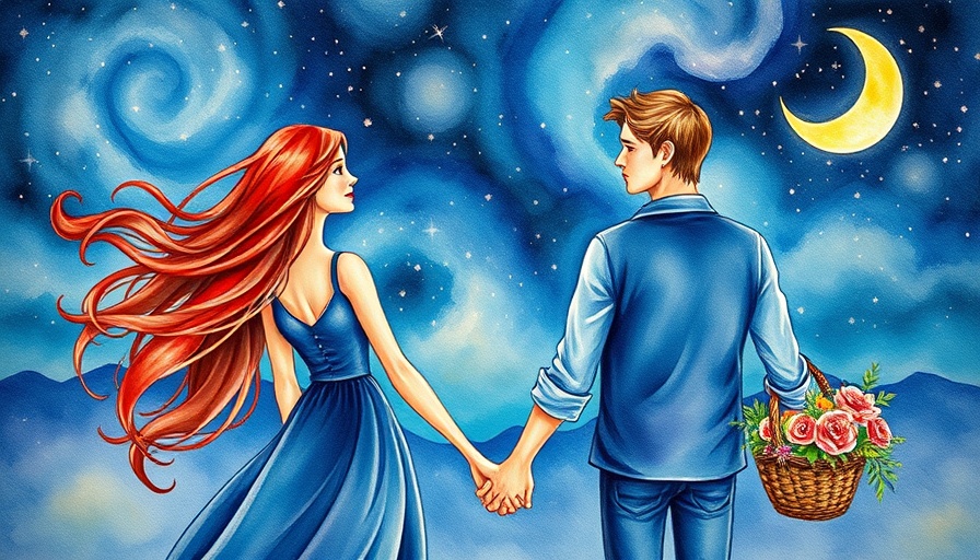 Couple under stars, finding love without a how to formula.