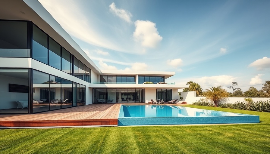 Modern luxury house with pool - Smart Backyard Investments