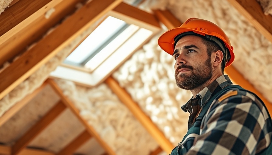 Upgrading attic insulation in Florida with skilled worker.