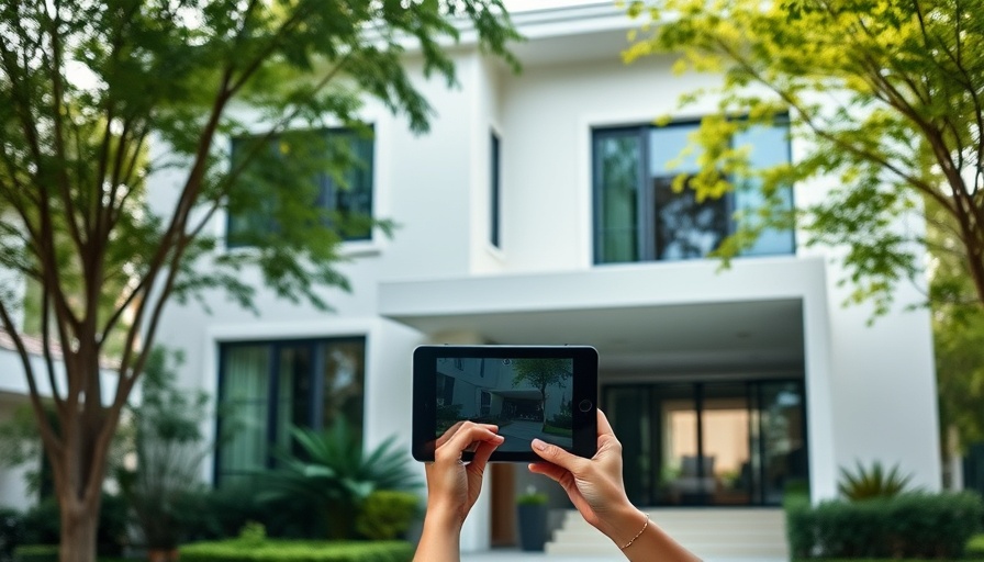 Young woman appraising house with tablet, understanding how house appraisals work.