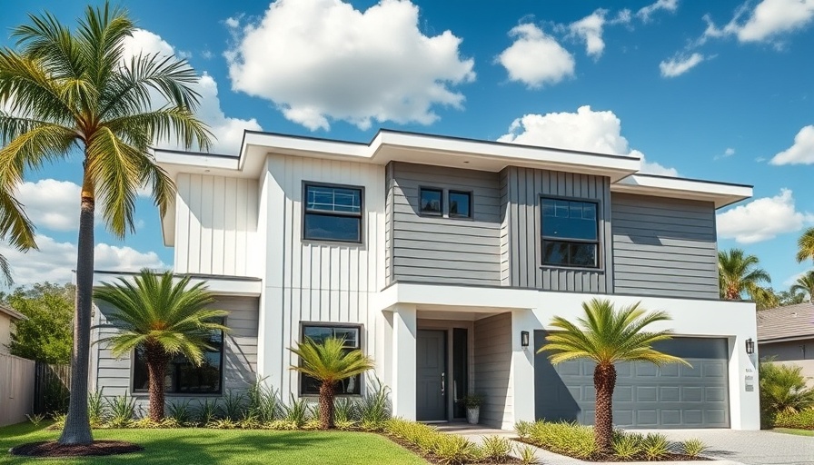 Contemporary house with modern siding trends, 2025 design.