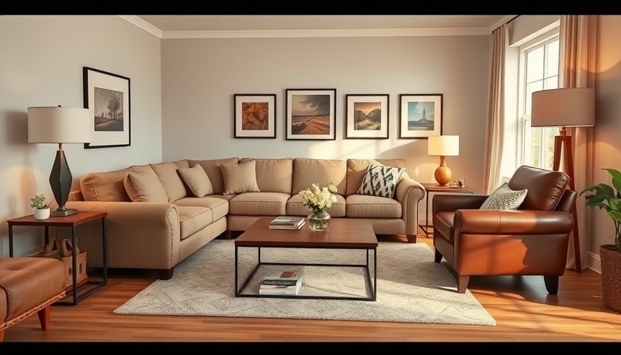 Inviting living room showcasing quick home cleaning tips.