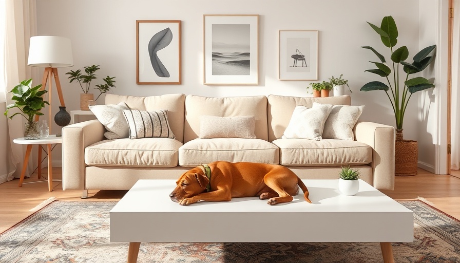 IKEA KIVIK Sofa in a stylish living room with cozy decor and dog.