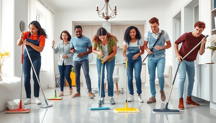 Professional team providing apartment cleaning services efficiently.