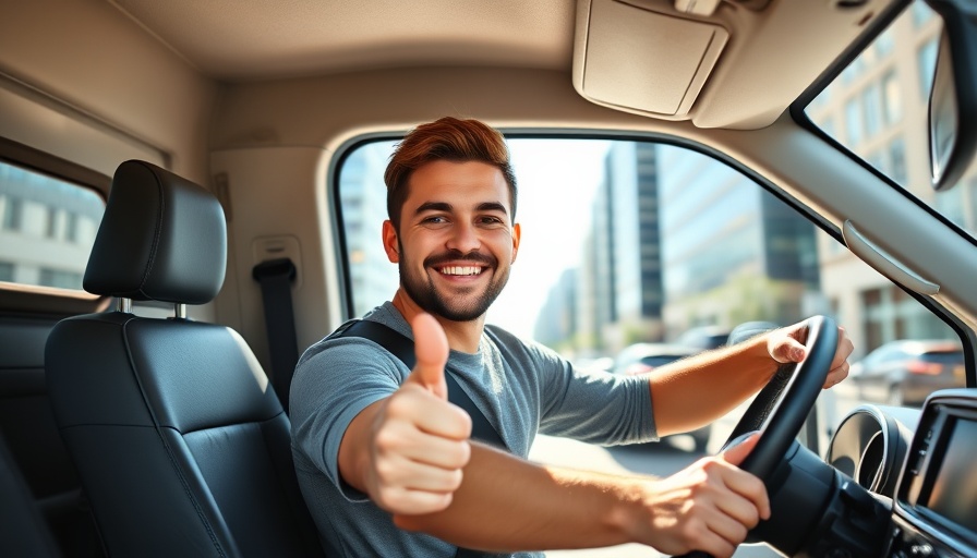 Moving company driver helping you settle into your new home quickly.