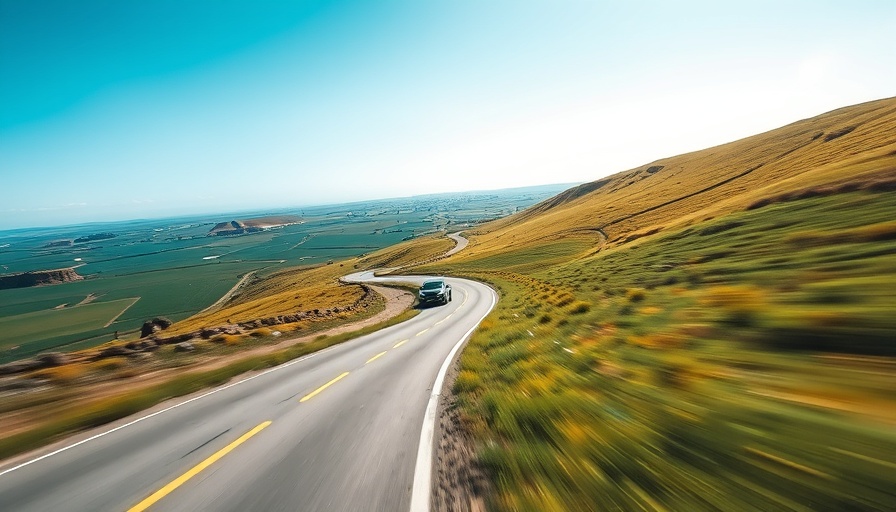 California EV mandate repeal landscape with electric car on road