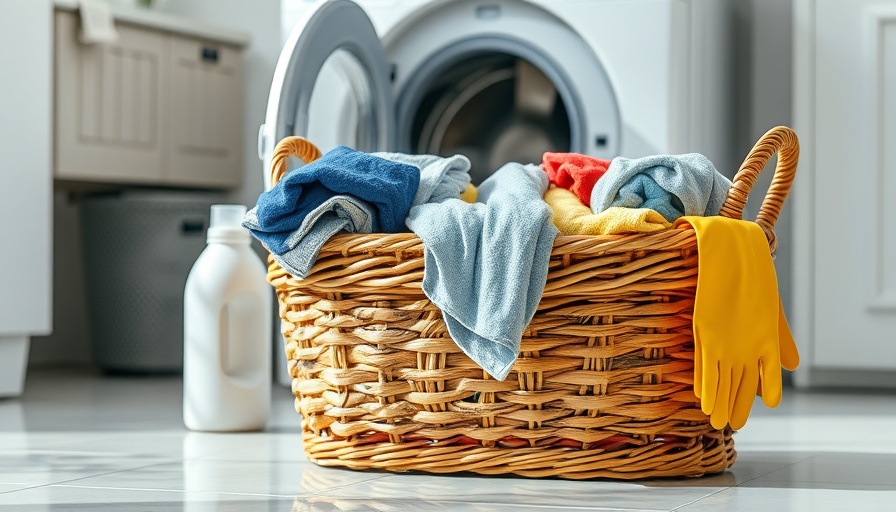 Using bleach in laundry: open washing machine with detergent bottle nearby.