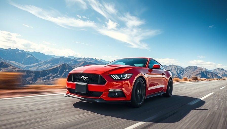 Pikes Peak Mustang Mach-E racing through mountainous terrain.