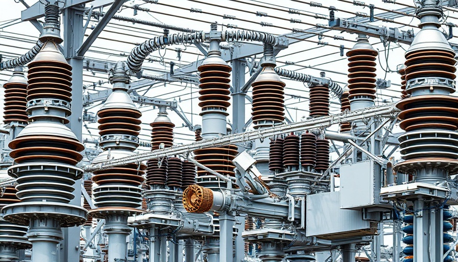 Electrical power station illustrating energy infrastructure solutions for California.