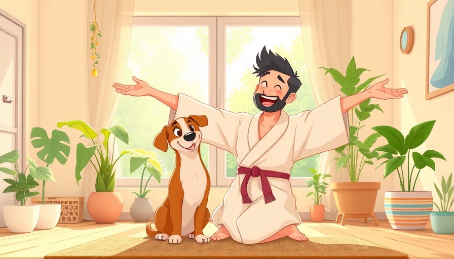Qualities to change your life: joyful morning routine illustration.