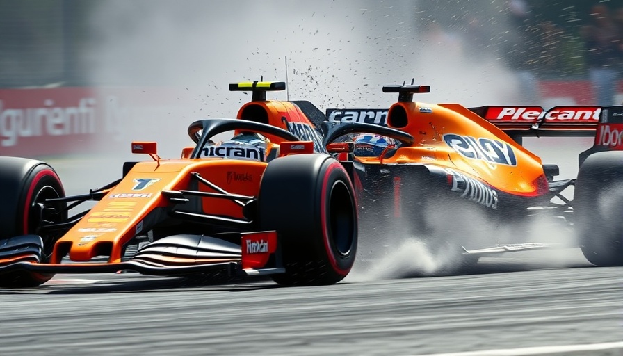 Dramatic crash of McLaren teammates at Canadian Grand Prix.