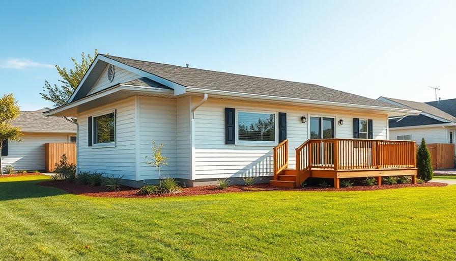 Contemporary home with new facade and deck, boosting value.