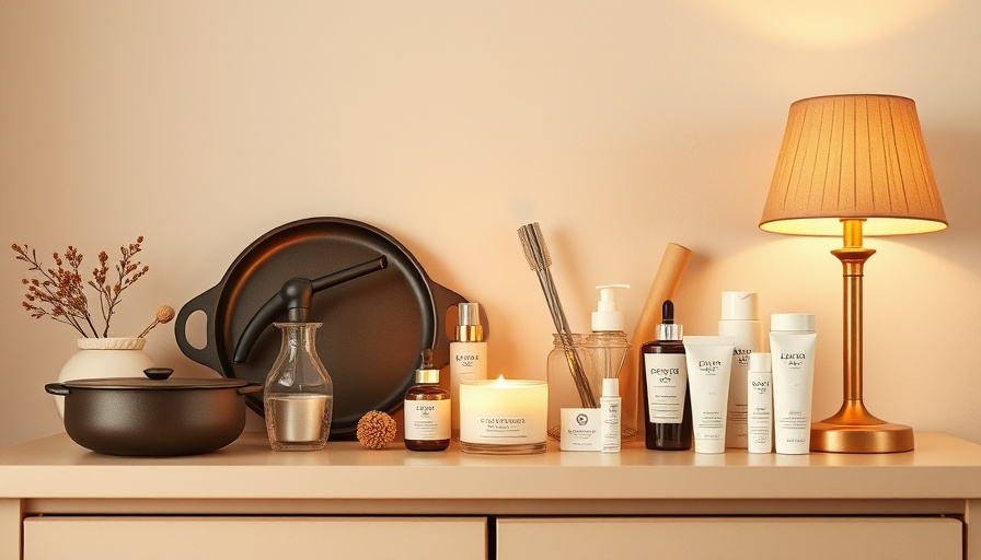 Amazon Prime Day 2025 curated deals on a cabinet with home and beauty products.