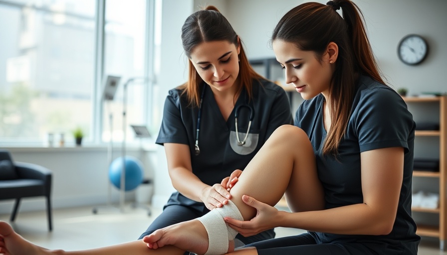 Benefits of physiotherapy for athletes: professional therapist aiding recovery.