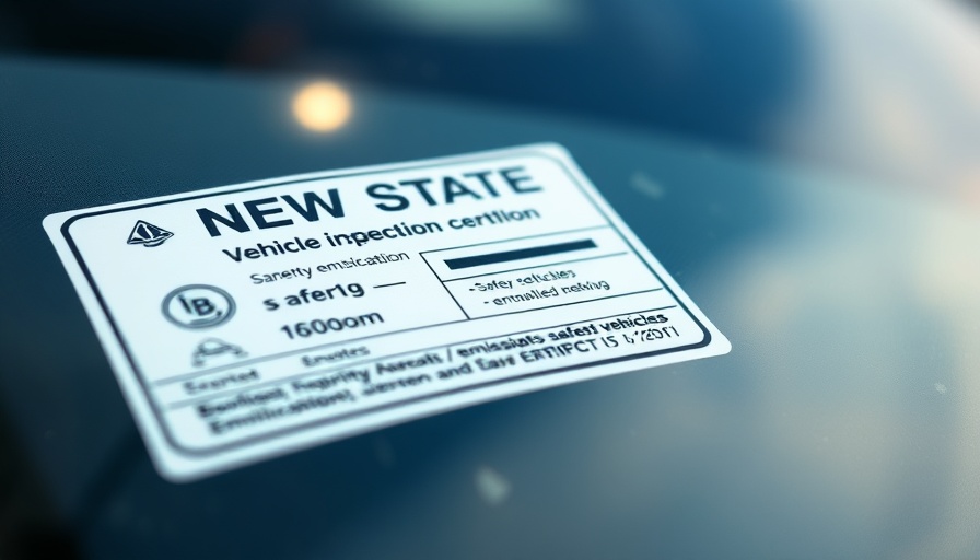Close-up of a 2013 NY State inspection sticker on a windshield.