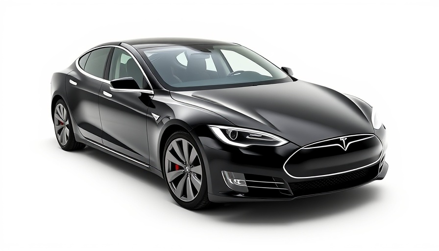 2025 Tesla Model S in elegant black on a white background