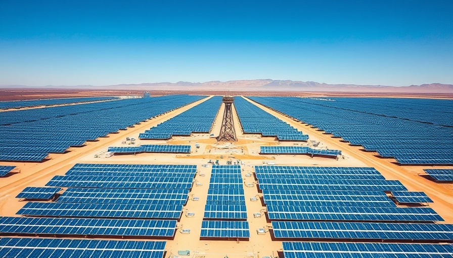 Solar plant illustrating global energy demand record 2024.