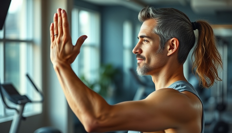 Person practicing postural restoration exercise indoors.