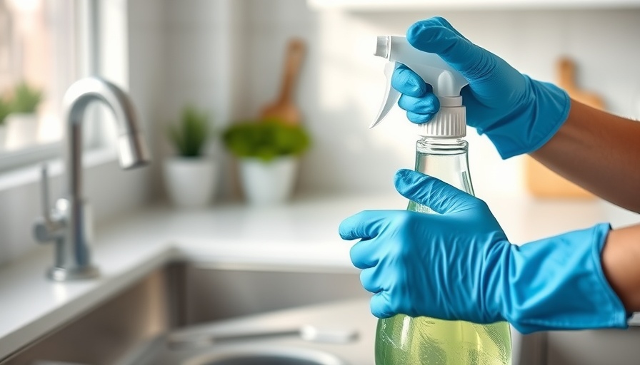 Chemical-free cleaning services in Toronto, person cleaning surface with spray bottle.