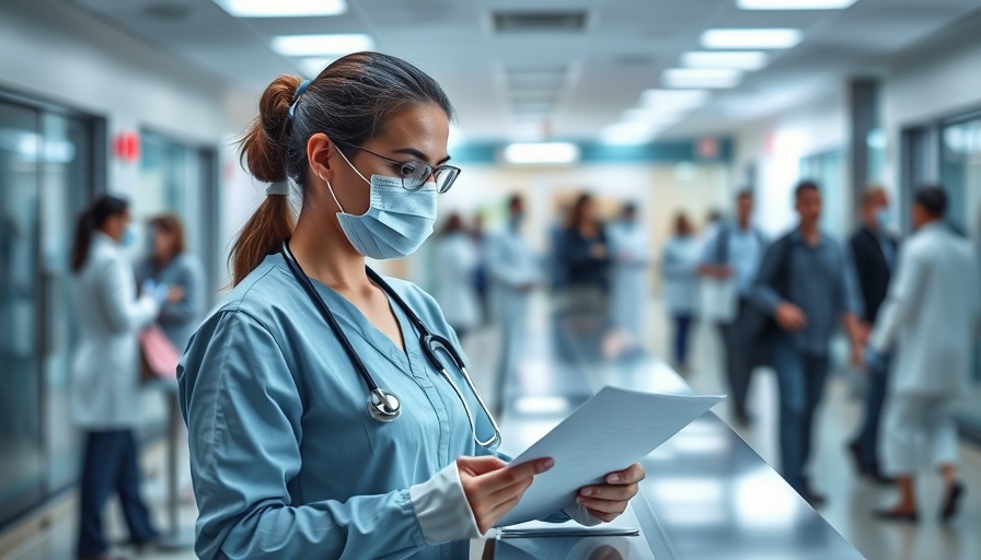 Healthcare professional in a hospital addressing Nipah virus health threat