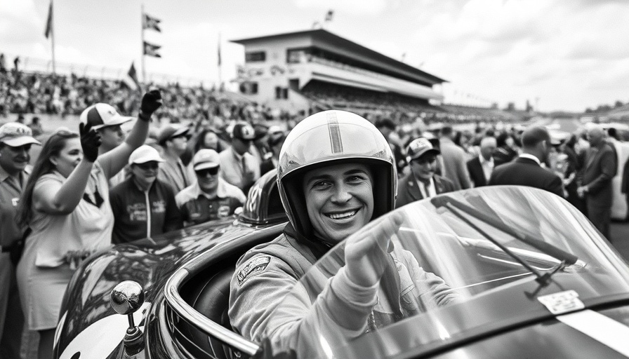 Vintage racing celebration and driver portrait, Best Racing Movies Ever.