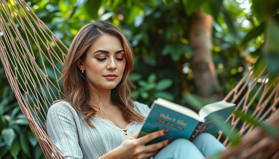Relaxed woman reading a book in hammocks, symbolizing safety signals vs stress signals.
