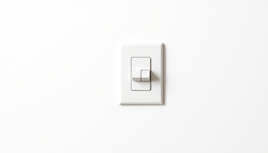 Outdated electrical setup with old-fashioned light switch on plain wall.