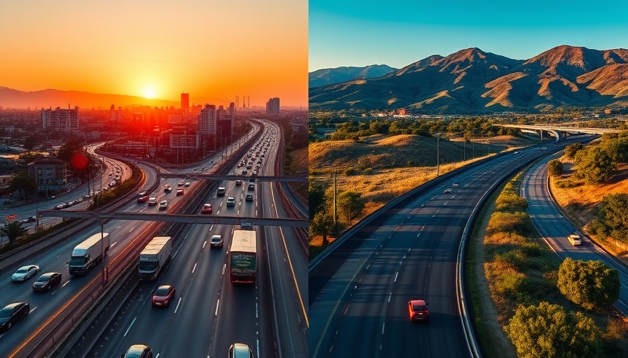 Urban and rural highways showcasing driving environments.