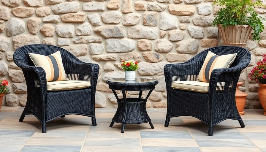 Amazon Prime Day Outdoor Furniture Deals on patio set with chairs and table.