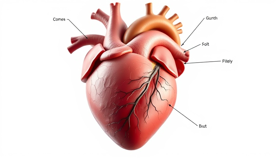 Illustration connecting gum health and atrial fibrillation risk