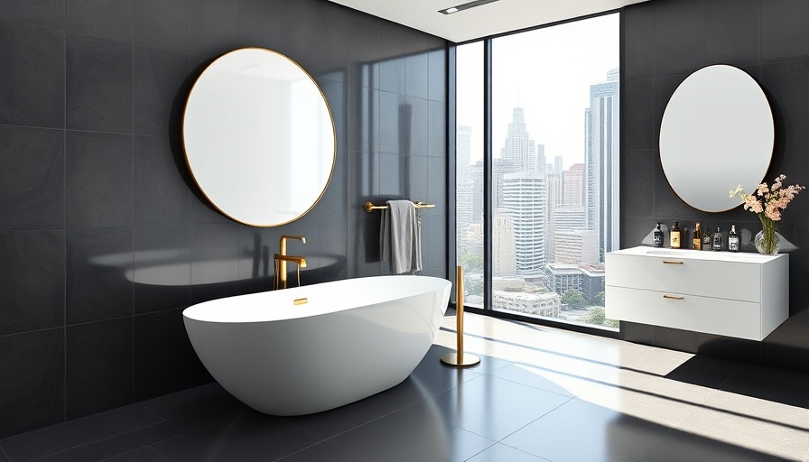 Modern minimalist bathroom with freestanding bathtub for value renovation.
