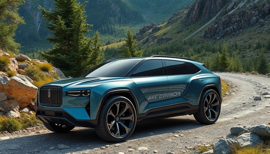 2026 Subaru Uncharted SUV on rugged mountain path.