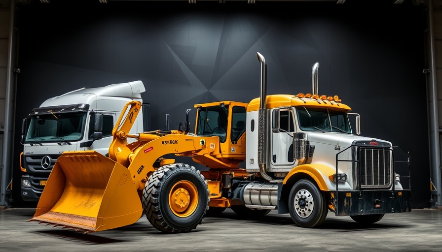 IronmartOnline Reviews - bulldozer and truck marketing image.