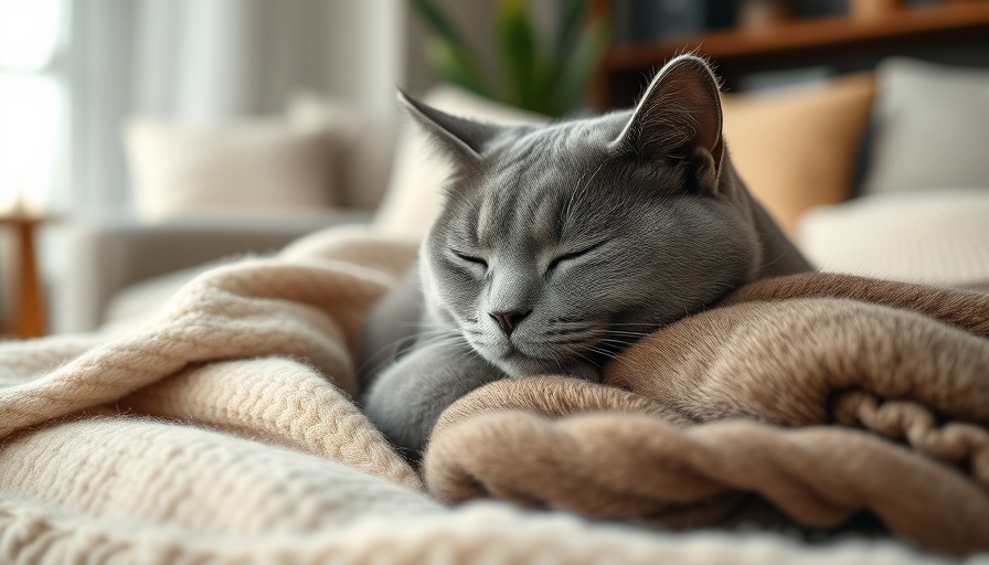 Peaceful grey cat on couch with '200 Girl Cat Names' text.