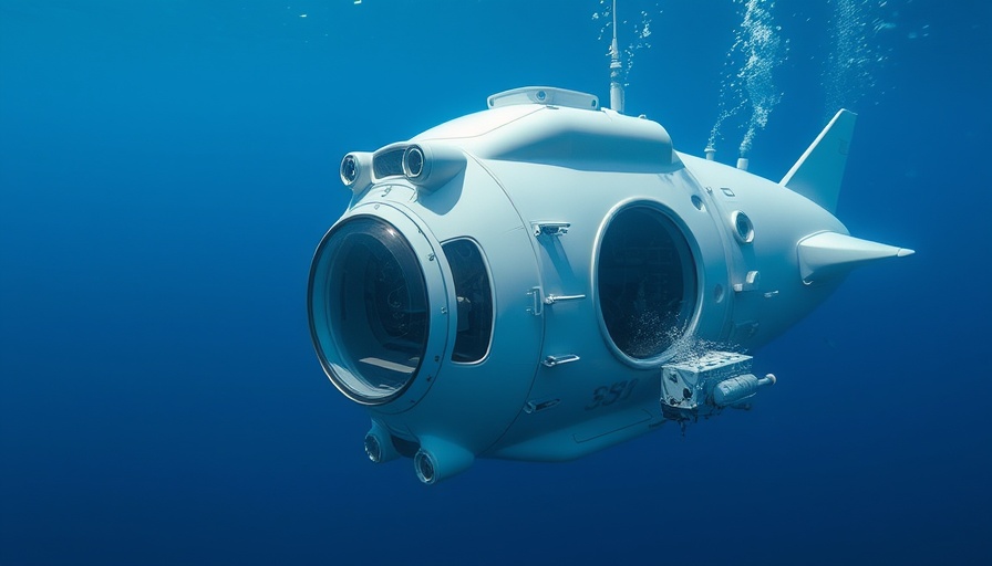 OceanGate Titan submersible underwater view.